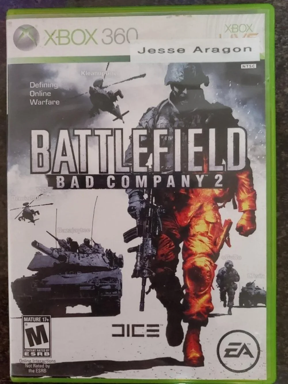 Three Video Games XBOX And PC. Starcraft | Battlefield | Ghost Recon